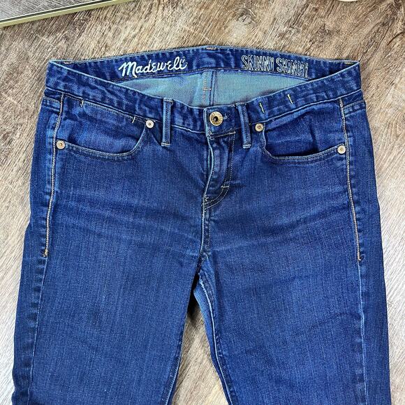 Madewell Skinny Skinny Jeans Dark wash raw hem jeans - Picture 5 of 7